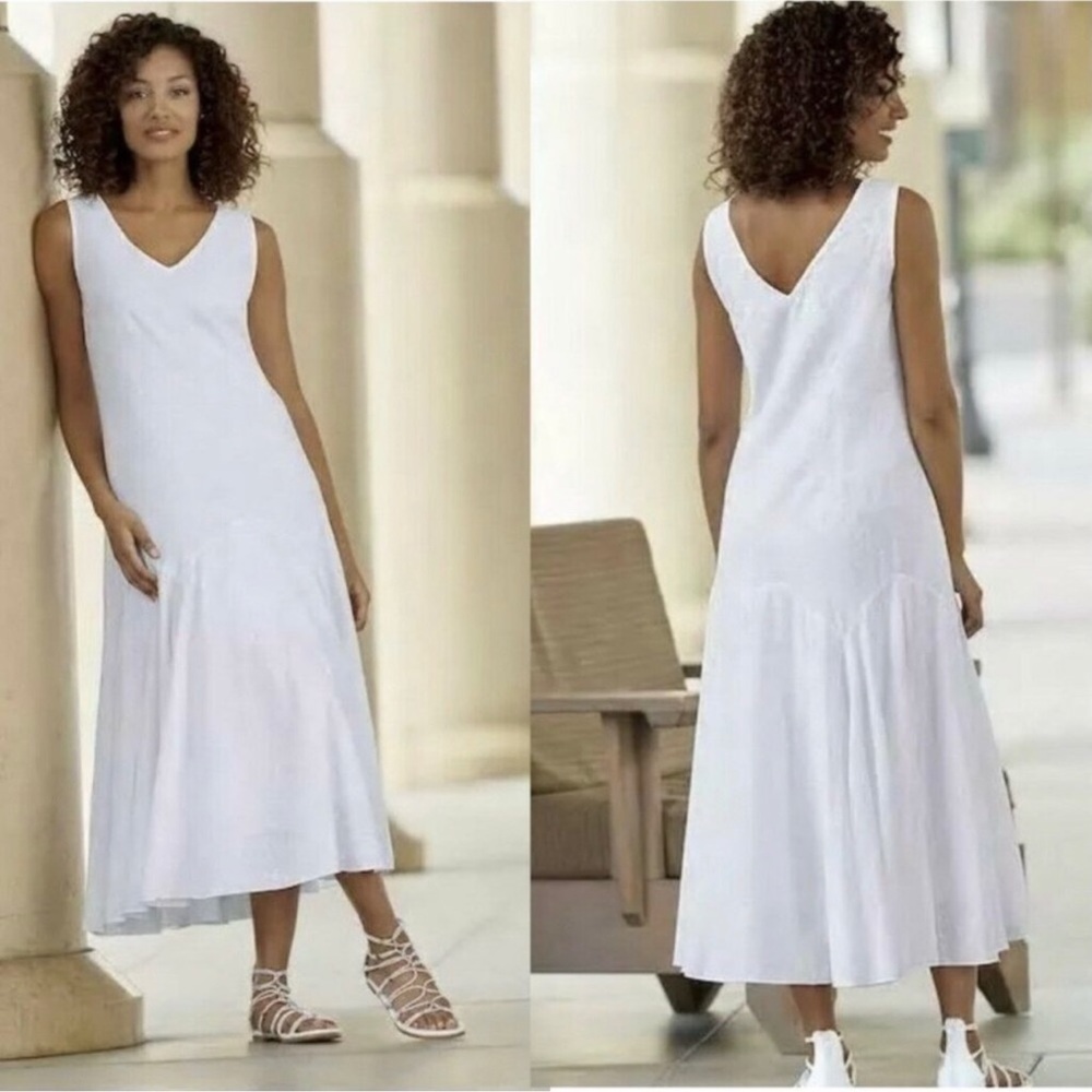 Monroe & Main eyelet White Maxi Dress XL